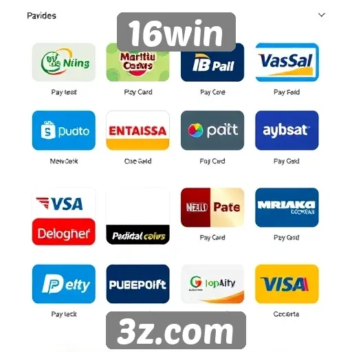 Métodos de pagamento oferecidos pelo 16win
